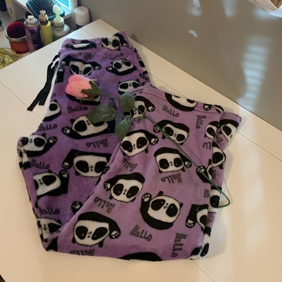 Panda PJ Lounge Pants (Fits M-L juniors - Picture 3 of 12